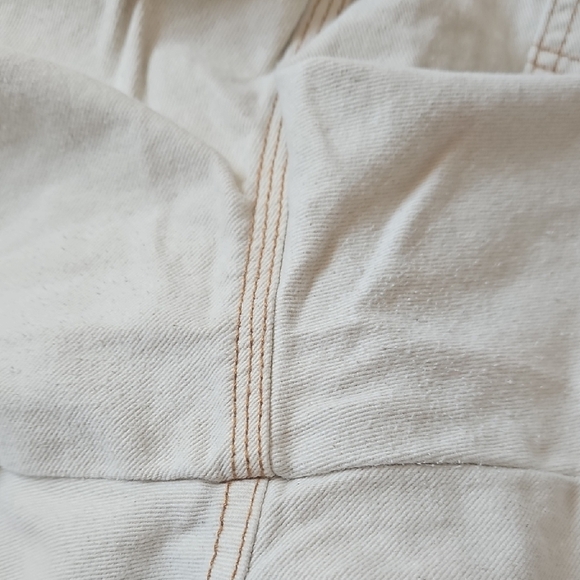 Dickies Women's Denim Cargo Cream Jeans 7 28 - Picture 15 of 16